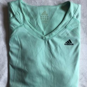 Adidas long sleeve. V neck